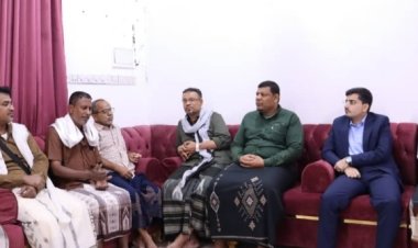 رئيس تنفيذية انتقالي المهرة يستقبل اللجنة المنظمة لمهرجان الألفة بمحافظه حضرموت