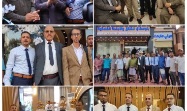 مأمور مديرية دار سعد ونائب مدير الأمن يفتتحان فندق برج بلو سكاي للشقق والأجنحة الفندقية بالعاصمة عدن