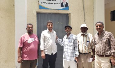 مدير الإدارة الاقتصادية والخدمية بانتقالي أبين يفتتح قاعة الفقيد الدكتور الجفري في معهد أمين ناشر