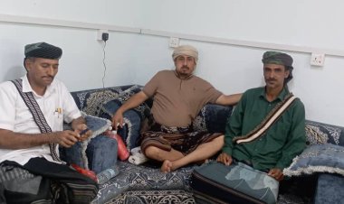 قائد محور أبين يناقش مع رئيس انتقالي أحور ومدير عام المديرية سبل تعزيز التعاون لاستتباب الأمن