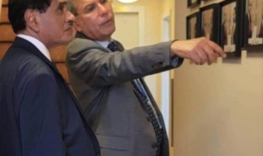 اللواء البحسني عضو مجلس القيادة الرئاسي يطّلع على عمل ونشاط مختلف أقسام المنظمة الدولية