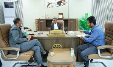 انتقالي العاصمة عدن يناقش مع مكتب الصناعة والتجارة الأوضاع الاقتصادية والرقابية