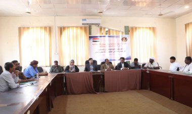 هيئة الإغاثة تدشن ورشة عمل حول أساسيات الأعمال الإنسانية في المهرة .