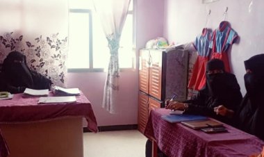 إدارة المرأة والطفل بانتقالي أبين تتفقد أوضاع الاطفال في روضة 14 اكتوبر بزنجبار