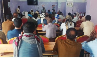 نص البيان الصادر عن اللقاء التشاوري للمشائخ والوجهاء والشخصيات الاجتماعية بمديرية خنفر