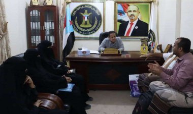 رئيس تنفيذية انتقالي لحج يلتقي عددا من المعينين أكاديمياً بجامعة لحج