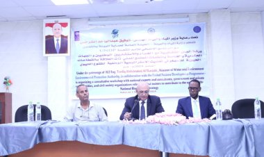 وزير المياه والبيئة يبحث مع مسؤول باليونيسيف اوجه الدعم لمشاريع المياه