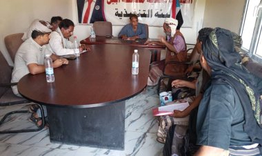 برهوت يلتقي الهيئة التنفيذية لانتقالي مكيراس