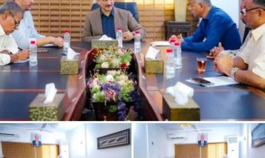 لملس يشدد على سرعة وضع حلول عاجلة لاستقرار المياه وإيجاد معالجات جذرية للتجاوزات والمخالفات