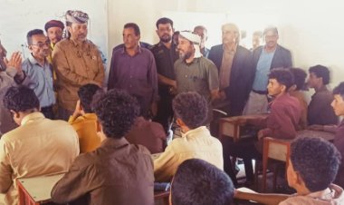 رئيس  انتقالي أبين يتفقد سير العملية التعليمية في مدارس مديرية رصد