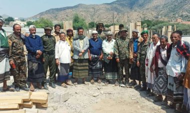 رئيس انتقالي أبين يتفقد سير الأعمال الإنشائية لمستشفى سباح