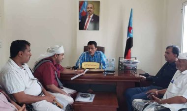 رئيس انتقالي أبين يلتقي اللجنة الاستشارية لمعالجة قضايا الثأر والنزاعات القبلية بمجلس المستشارين