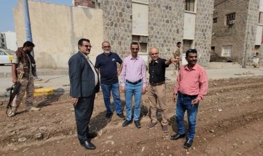 مدير عام المنصورة يتفقد مشروع "إستكمال صيانة شارع الحريش إلى تقاطع كورنيش الفنان المرشدي ( ريمي )