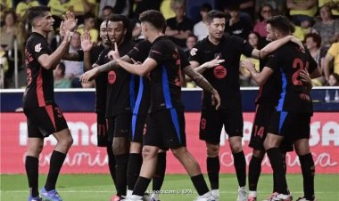 قطار برشلونة يدهس فياريال بخماسية مذلة