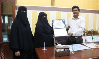 مؤسسة الخليج العربي تكرم إدارة مدرسة الاوائل النموذجية الأهلية