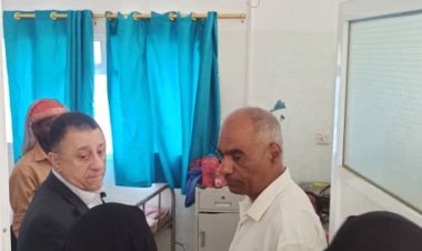 أمين عام محلي أبين يزور مركز العزل الصحي بمستشفى زنجبار