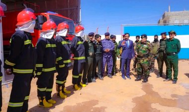 شبوة تحتفل بمنجز لاول مرة في تاريخها: افتتاح مبنى الدفاع المدني بتمويل الاشقاء في الإمارات