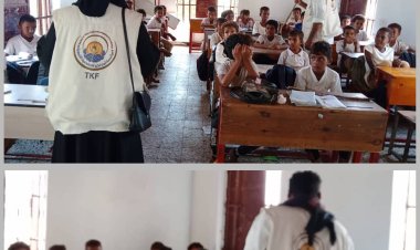 مؤسسة ثمار الخير الاجتماعية التنموية تنفذ توعية حول الحماية من التحرش الجنسي في مدرسة الميثاق بالكود