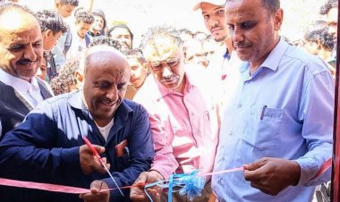 مدير عام مديرية الحصين يفتتح مشروع مياه في منطقة مرات