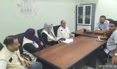 بحضور الثرم  .. رئيس هيئة مستشفى الرازي العام بأبين يلتقي وفد منظمة هانديكاب انترناشيونال