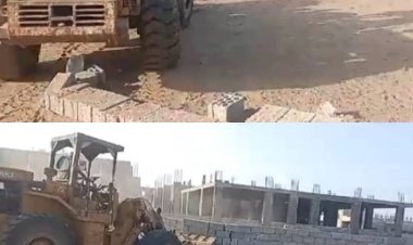 بتوجيهات المقدم كمال الحالمي .. إزالة بناء عشوائي في دار سعد