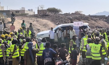 لحج.. البدء بتنفيذ مشروع رصف طريق المركز الصحي وإعادة ترميم فصلين دراسيين