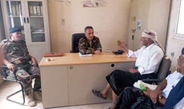 رئيس انتقالي مودية يطلع على أوضاع إدارة الأمن بالمديرية