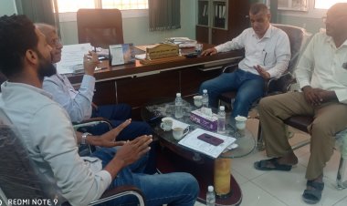 لقاء بمكتب وزارة الصحة العامة والسكان يناقش الأوضاع الصحية بمديرية غيل باوزير بحضرموت الساحل