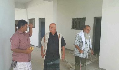 رئيس إنتقالي لودر يطلع على سير العمل بمشروع إعادة تأهيل مدرسة الشهيد ناجي