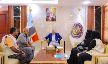 الكثيري يناقش أزمة تدفق المهاجرين غير الشرعيين إلى أبين