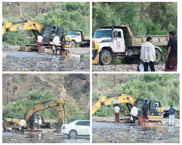 مدير عام مديرية الملاح يتفقد سير عمل صيانة الطرق في منطقة بلة