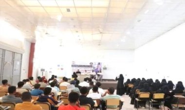 انتقالي المهرة ينظم ندوة لطلاب المعاهد الفنية حول أضرار الإدمان الإلكتروني