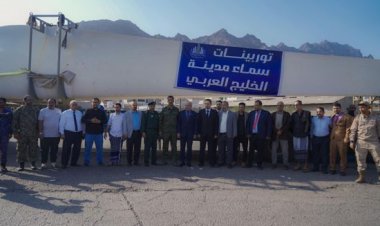 الكثيري يشهد وصول أول توربينات الرياح إلى العاصمة عدن