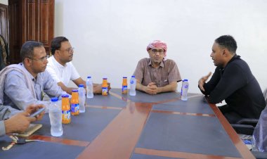 رئيس الهيئة المساعدة بوادي وصحراء حضرموت يطلع على نشاط نقابة الصحفيين الجنوبيين