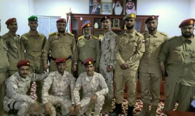 العميد نبيل المشوشي يستقبل ضباط اللواء الخريجيين من كلية الشيخ زايد بن سلطان للعلوم العسكرية بدولة الإمارات