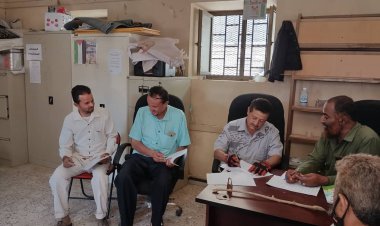 الضالع : مكتب التربية بالحصين يواصل نزولاته وتقييمه لمدارس المديرية