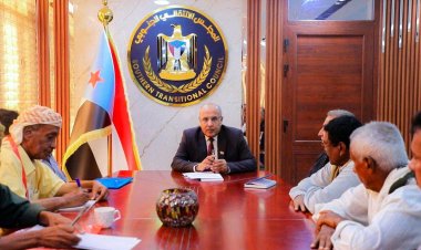 الكثيري يلتقي لجنة الاحتجاجات الشعبية في دلتا أبين