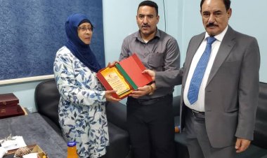 محافظ الضالع يُكرم مديرة المركز الوطني لنقل الدم وابحاثه بدرع الإنسانية