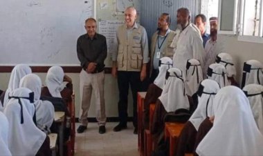 وفد أممي يتفقد القطاع التعليمي في لحج ‏