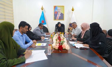 هيئة الإغاثة والأعمال الإنسانية تبحث سُبل التعاون مع الهلال الأحمر بالعاصمة عدن