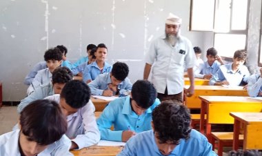 مكتب التربية والتعليم بمديرية سرار يدشن اختبارات الفصل الدراسي الأول للعام -2024 - 2025م