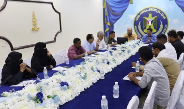 انتقالي حضرموت يقف أمام الأوضاع الاقتصادية والخدمية والمعيشية في المحافظة