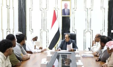 محافظ حضرموت يوجه باعتماد مشاريع تنموية وخدمية في مدينة شبام التاريخية