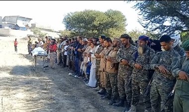 الضالع تشيع جثمان شهيد الواجب الوطني الجندي البطل حامد صالح