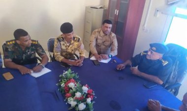 اجتماع لمناقشة أوضاع الإدارات الأمنية في ساحل حضرموت