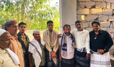 نائب رئيس انتقالي أبين يهنئ عضو المجلس الاستشاري صالح سالم أبوالشباب بمناسبة عقد قران ولديه محمد وحسين