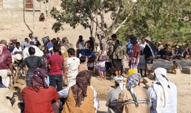 تشييع جثمان الفقيد المناضل الاكتوبري عضو المجلس الاستشاري عبود قيسان بمديرية أحور