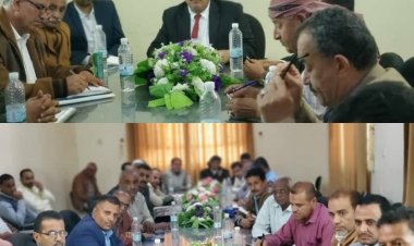 محافظ الضالع يناقش تحصيل الإيرادات العامة ويعلن عام 2025 عامًا للانضباط والتنمية