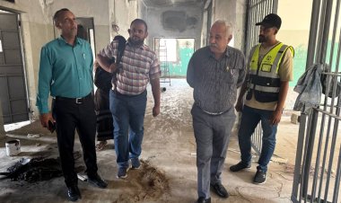 مدير عام صحة عدن يتفقد أعمال بناء مركز علاج مرضى الإدمان في مستشفى الأمراض النفسية