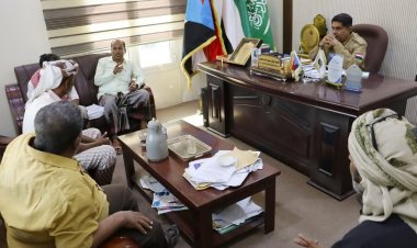 رئيس تنفيذية انتقالي حضرموت يلتقي نقابة المعلمين والتربويين الجنوبيين بالساحل